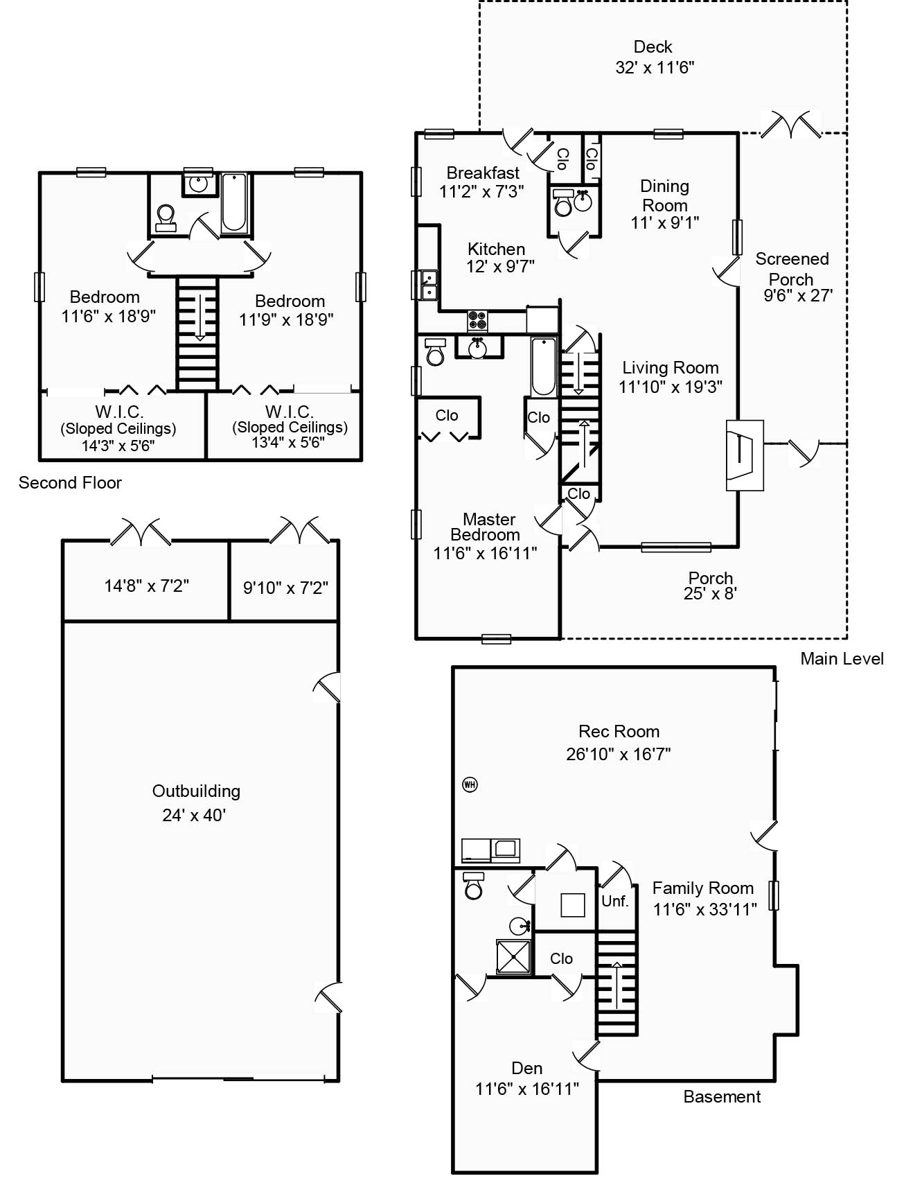 9822 Cabin Road, Oakley, IL Floorplan